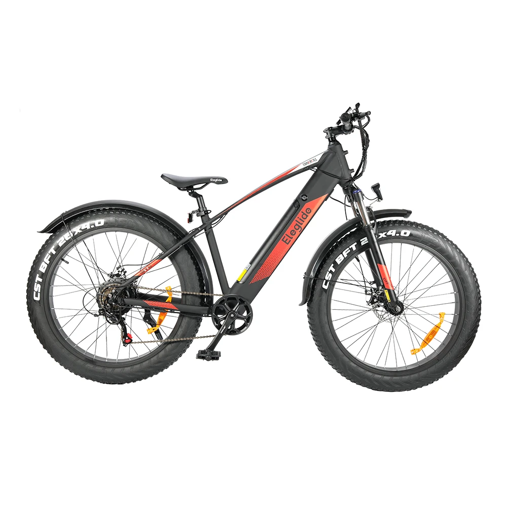 ELEGLIDE Tankroll Electric Mountain Bike 26*4.0 Inch Fat Tires Max Instant Power 740W Motor 25Km/h Speed 48V 10Ah Battery Shimano 7-Speed Gear 70KM Top Range Dual Disc Brake 57N.m Max Torque Powerful Motor Moped Fat Bike - Image 2