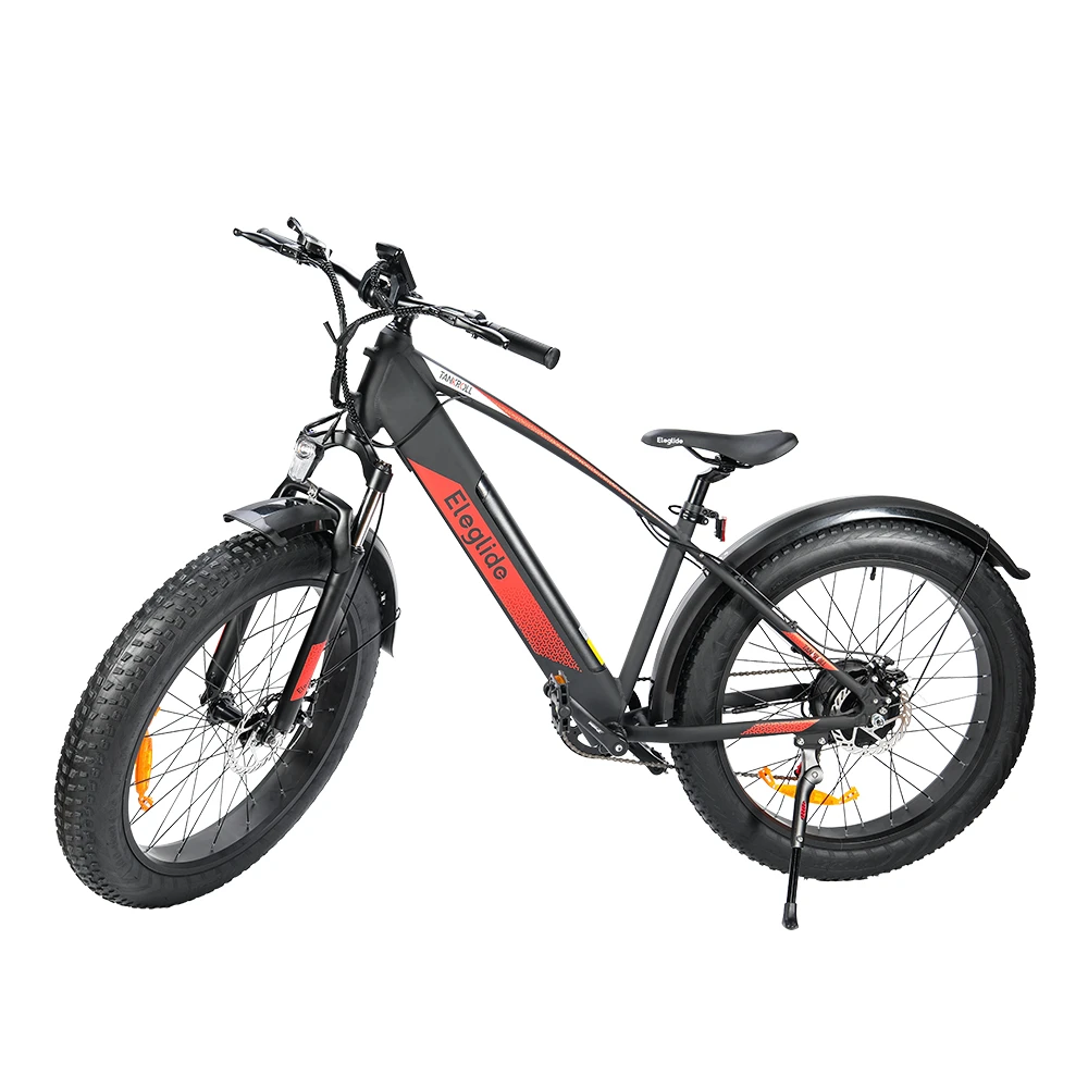 ELEGLIDE Tankroll Electric Mountain Bike 26*4.0 Inch Fat Tires Max Instant Power 740W Motor 25Km/h Speed 48V 10Ah Battery Shimano 7-Speed Gear 70KM Top Range Dual Disc Brake 57N.m Max Torque Powerful Motor Moped Fat Bike - Image 3