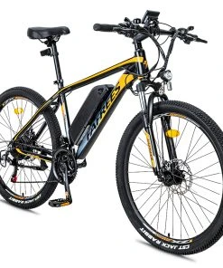 FAFREES Hailong One 26 Inch Electric Bike 250W Powerful Motor With 36V 10Ah Lithium-ion Battery SHIMANO 21 Speed - Black