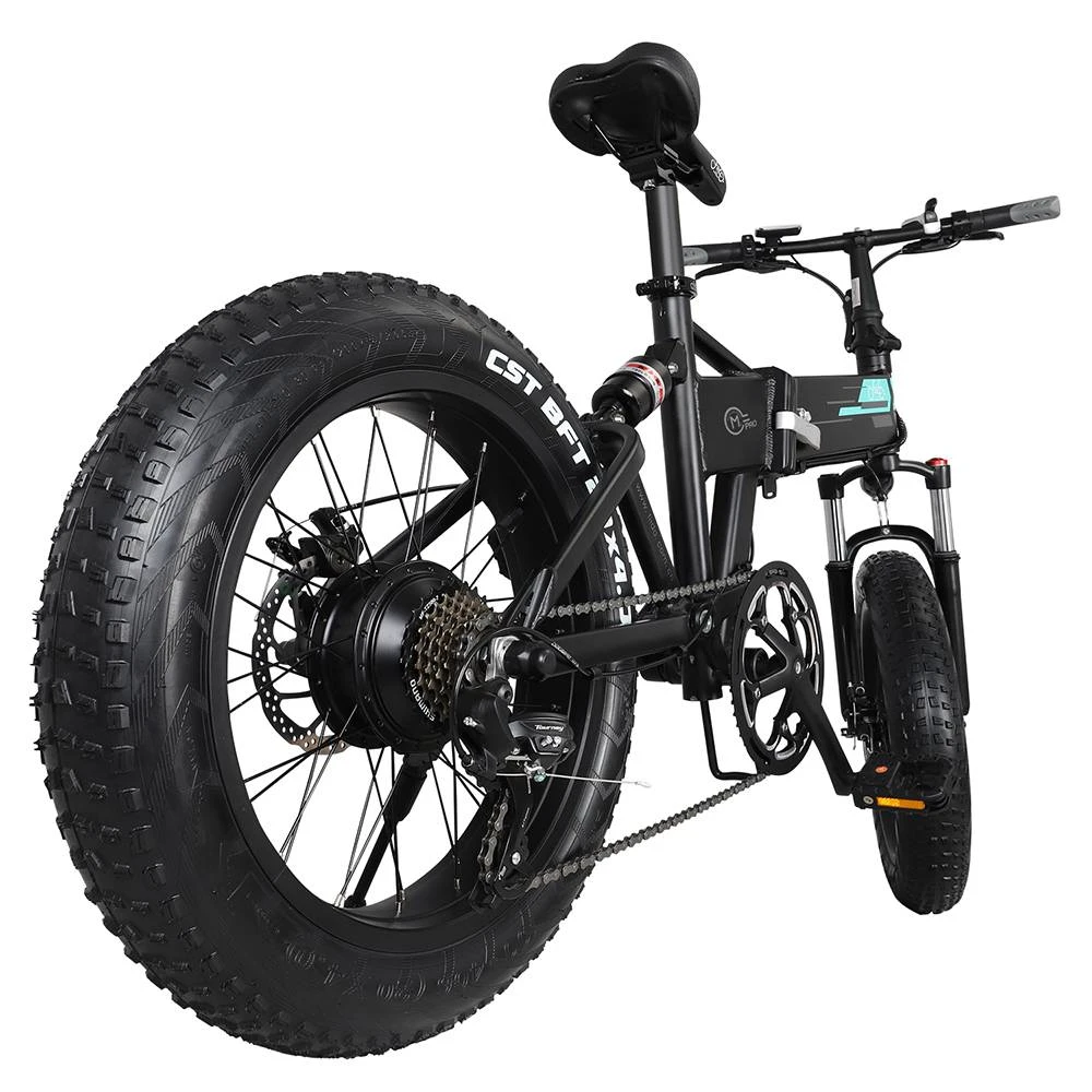 FIIDO M1 Pro 12.8Ah 48V 500W 20 Inches Folding Moped Bicycle 40km/h Top Speed 130KM Mileage Range Electric Bike - Image 4