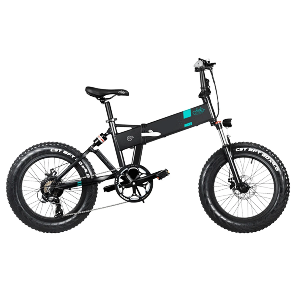 FIIDO M21 Folding Electric Bike 20*4.0 Inch Fat Tire Mountain Bicycle With Torque Sensor 500W Motor Max Speed 36Km/h 48V 11.6AH Battery Up To 130km Range Max Load 120kg - Black - Image 4