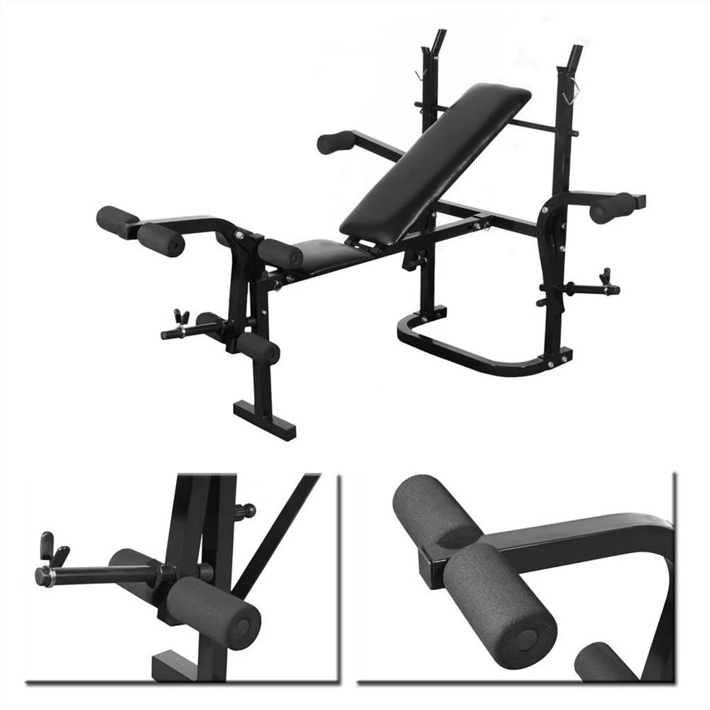 Folding Weight Bench Dumbbell Barbell Set Home Gym - Image 6