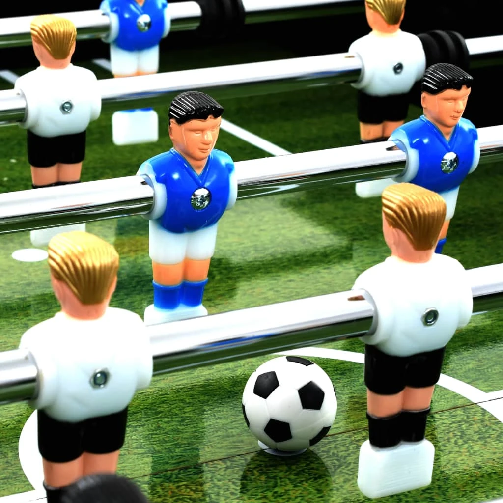 Football Table Steel 60 Kg 140x74.5x87.5 Cm Black - Image 3