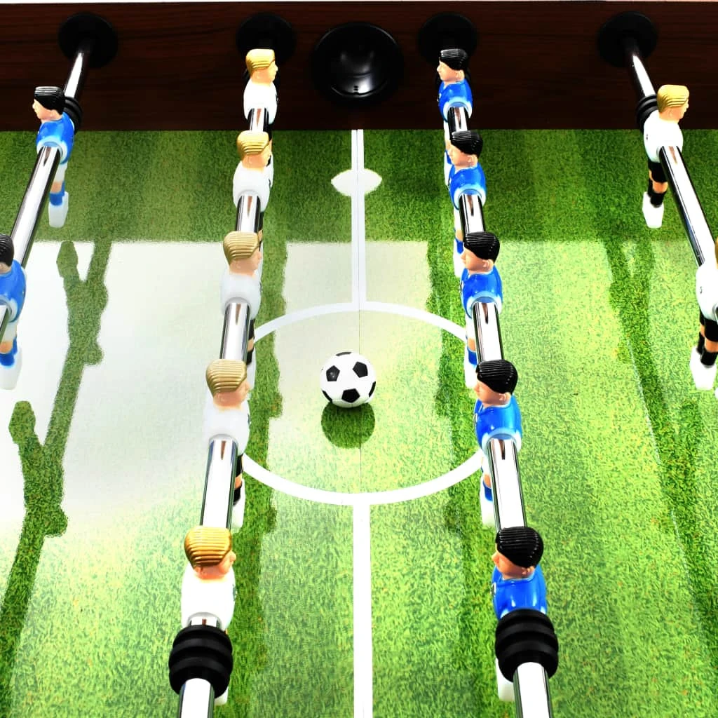 Football Table Steel 60 Kg 140x74.5x87.5 Cm Brown - Image 2