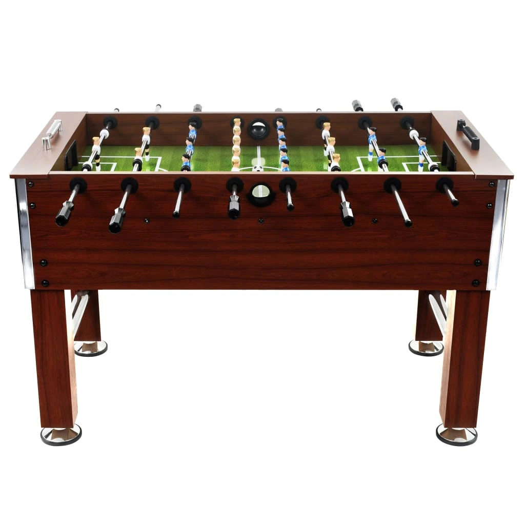 Football Table Steel 60 Kg 140x74.5x87.5 Cm Brown - Image 5