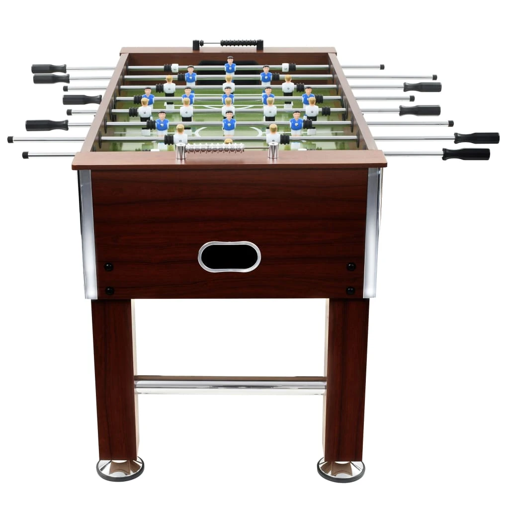 Football Table Steel 60 Kg 140x74.5x87.5 Cm Brown - Image 6