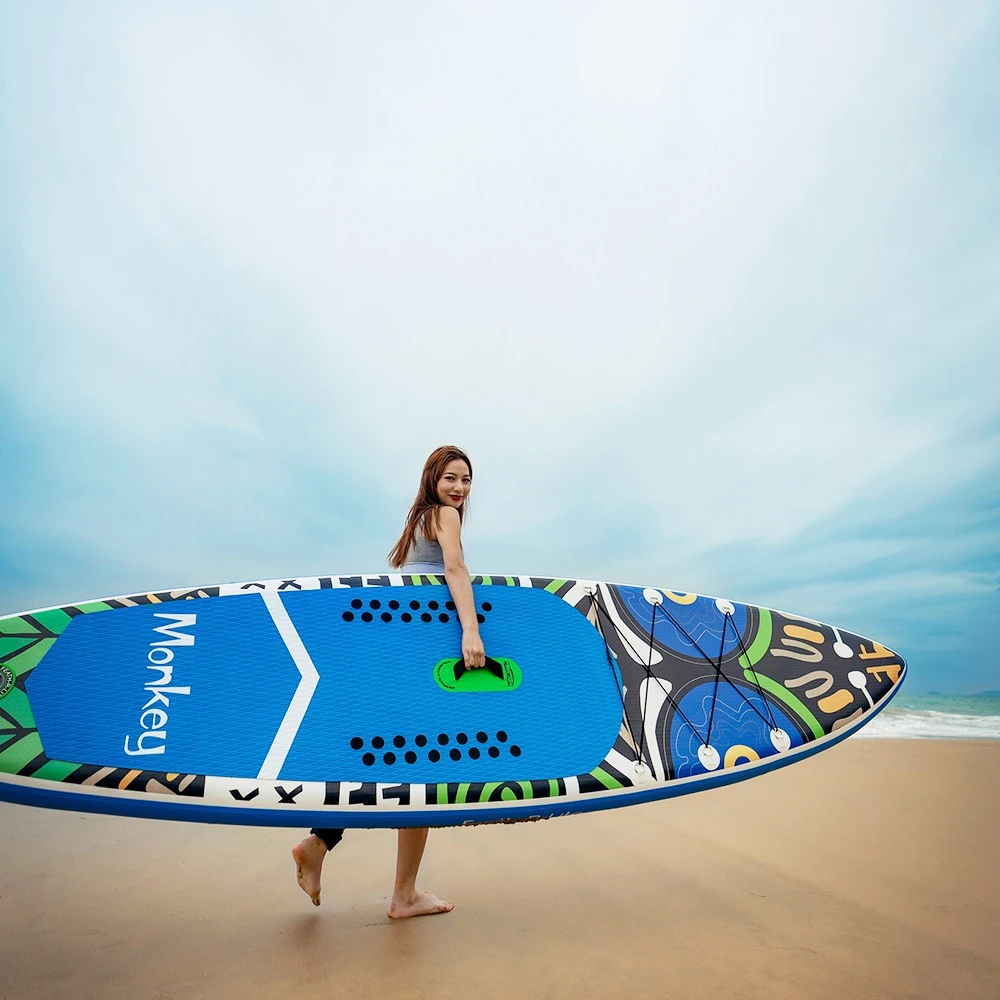 Funwater Racing Roard Monkey 132*33*6 Inch Inflatable Stand Up Paddling Board Maximum Load 150kg With Accessories - Image 3