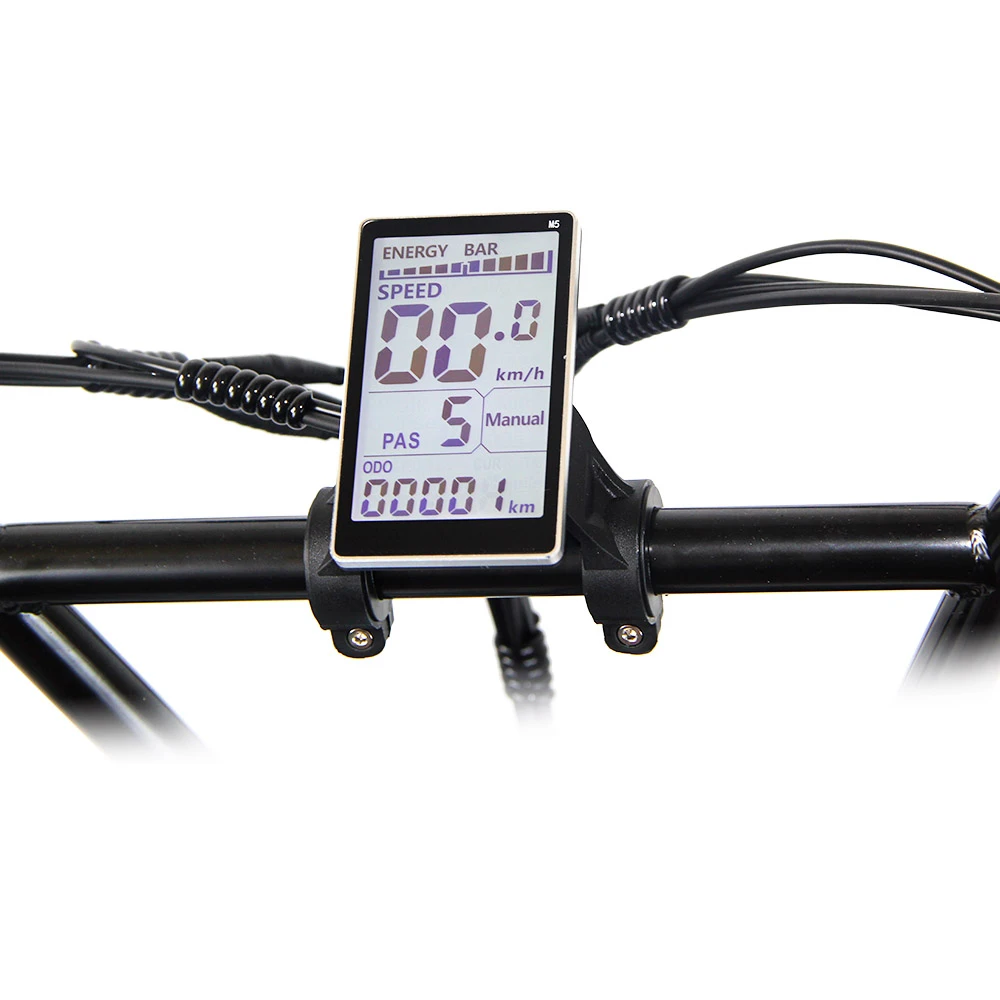 GOGOBEST GF750 Electric Retro Bicycle 20*4.0 Inch Fat Tire 1000W*2 Dual Motors 50Km/h Max Speed 48V 17.5Ah Battery 80KM Range Shimano 7-Speed Gear With USB Phone Charging 200KG Max Load - Blue - Image 5