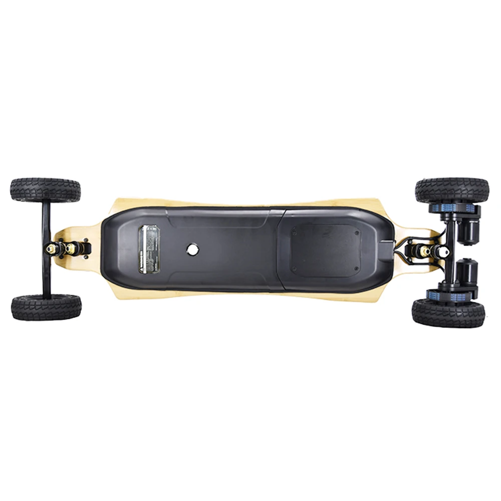 GTS 01 7.5Ah 36V 1200W*2 Dual Motor Electric Skateboard 20km Max Range 120kg Max Load Wireless Remote Control - Black - Image 3