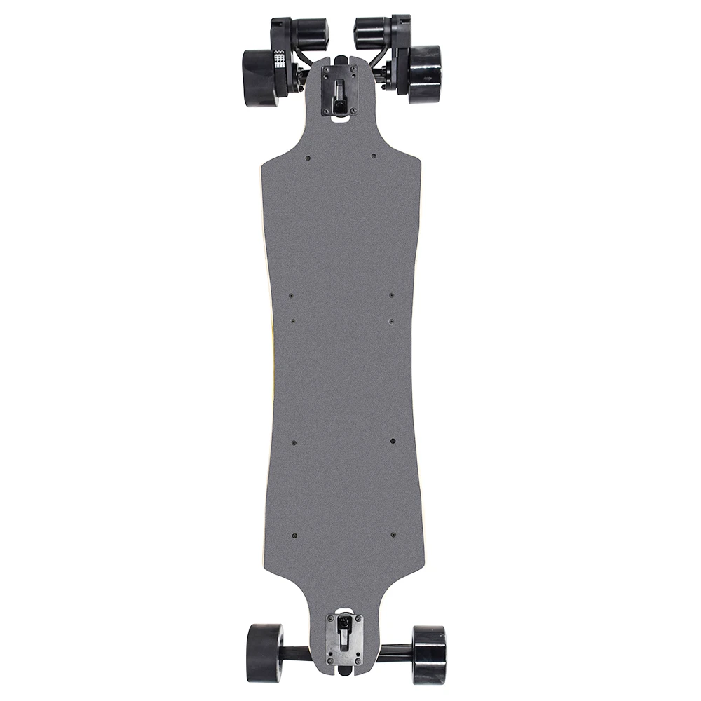 GTS 01 7.5Ah 36V 1200W*2 Dual Motor Electric Skateboard 20km Max Range 120kg Max Load Wireless Remote Control - Black - Image 4