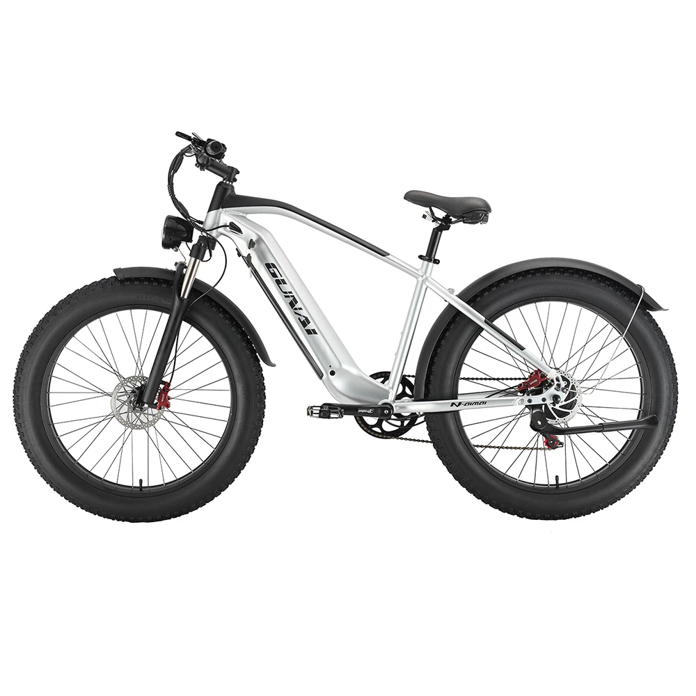 GUNAI MX05 26*4.0 Inch Fat Tire Electric Moped Bike 1000W Motor 48V 19Ah Battery 45Km/h Max Speed Shimano Gear 150KG Load Mountain Bicycle - Image 2