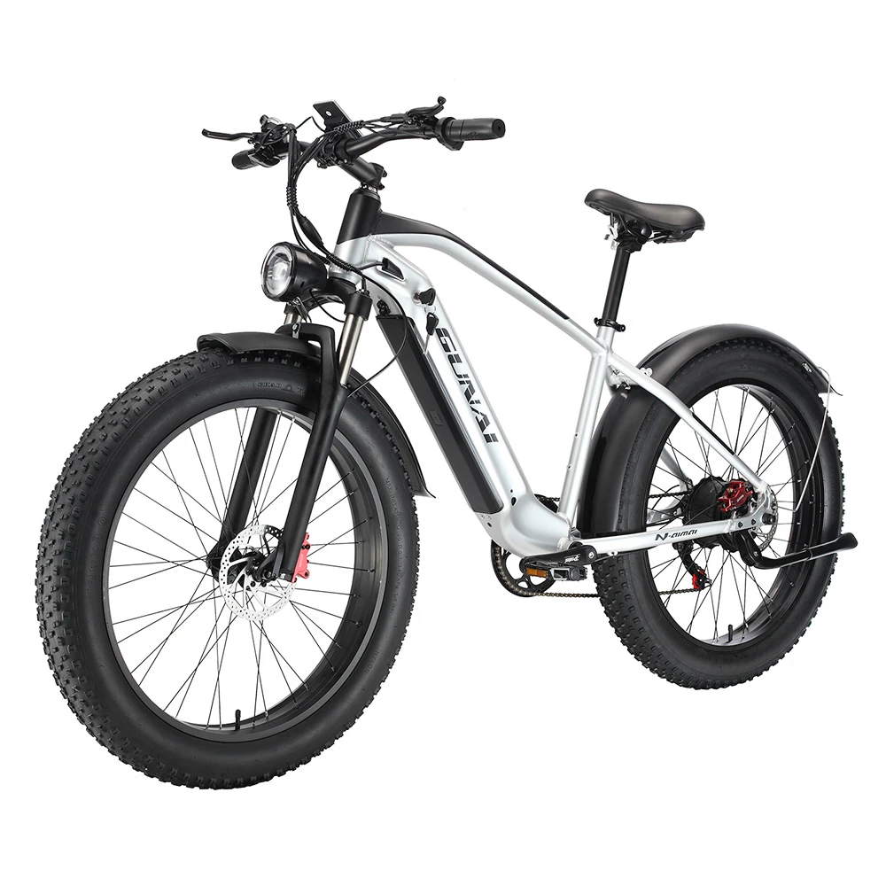 GUNAI MX05 26*4.0 Inch Fat Tire Electric Moped Bike 1000W Motor 48V 19Ah Battery 45Km/h Max Speed Shimano Gear 150KG Load Mountain Bicycle - Image 3