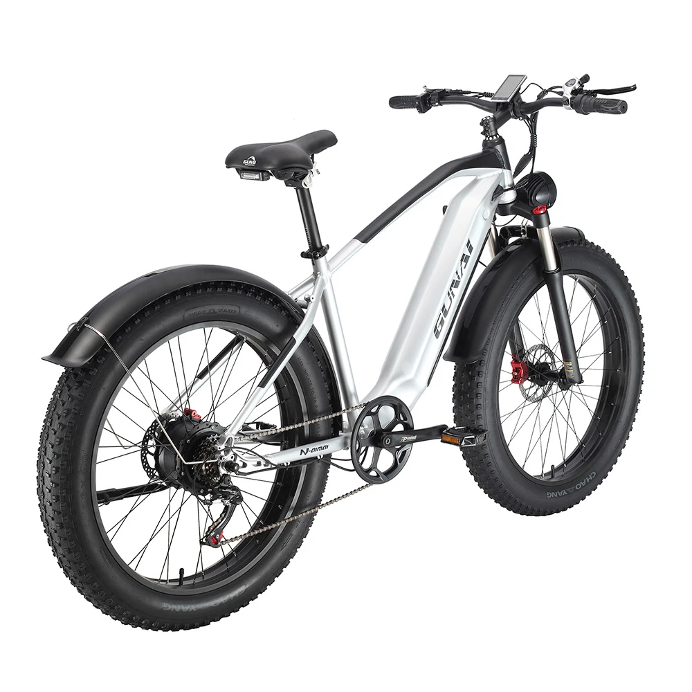GUNAI MX05 26*4.0 Inch Fat Tire Electric Moped Bike 1000W Motor 48V 19Ah Battery 45Km/h Max Speed Shimano Gear 150KG Load Mountain Bicycle - Image 4