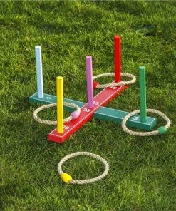 HI Outdoor Wooden Tossing Game