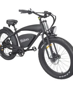 Hidoes B3 Electric Mountain Bike 26*4.0 Inch Off-Road Fat Tires 1200W Brushless Motor 60Km/h Max Speed 48V 17.5Ah Battery For 50-60KM Mileage 7-Speed Transmission System