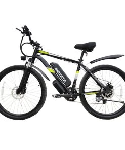 IDOTATA S26 Electric Bike 26 Inch Tire 36V 500W Motor 12.8Ah Battery 36Km/h Max Speed, Shimano 21 Speed Gear, 150kg Load