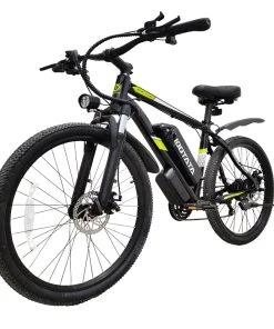 IDOTATA S26-36V Electric Bike 26 Inch Tire 500W Motor 12.8Ah Battery 36Km/h Max Speed, Shimano 21 Speed Gear, 150kg Load