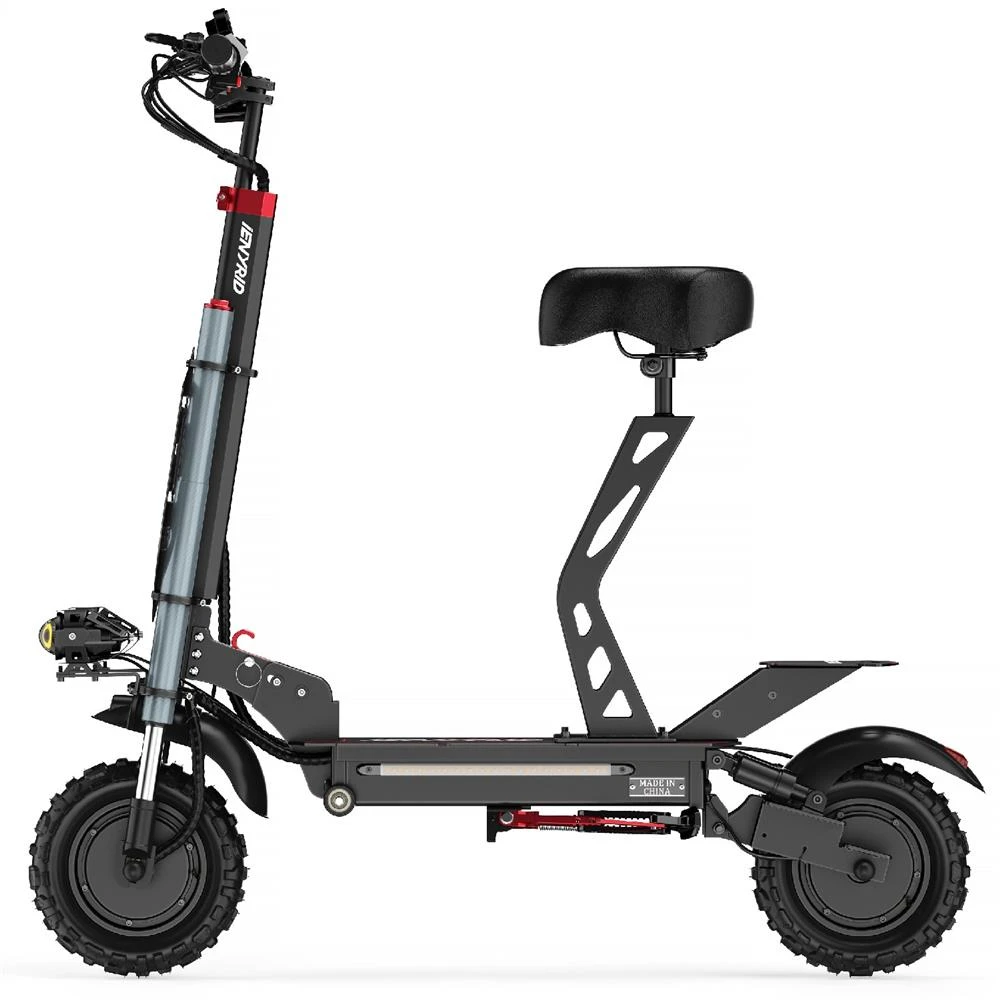 IENYRID ES20 Electric Scooter 11 Inch Off Road Tires 48V 20AH 1200W*2 Dual Motors 55Km/h Top Speed 50-60KM Mileage 150kg Load With Seat - Image 3