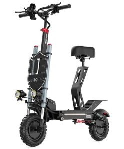 IENYRID ES20 Electric Scooter 11 Inch Off Road Tires 48V 20AH 1200W*2 Dual Motors 55Km/h Top Speed 50-60KM Mileage 150kg Load With Seat