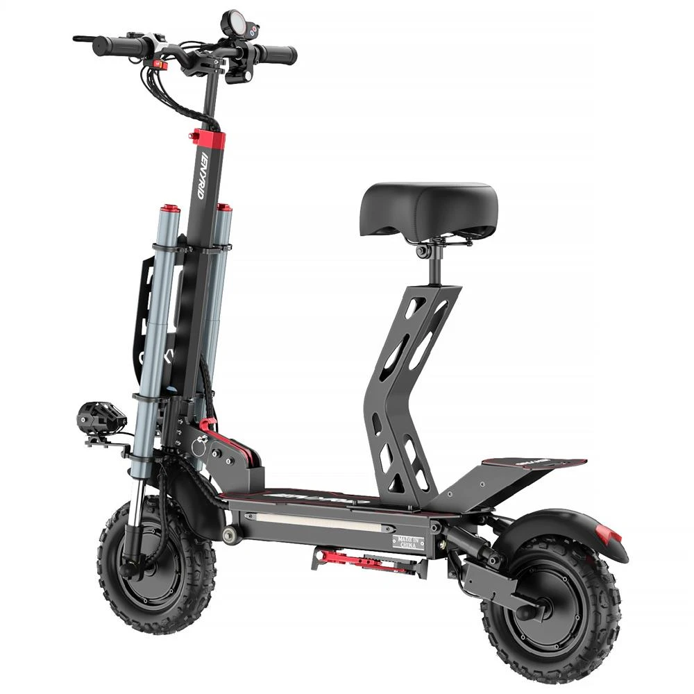 IENYRID ES20 Electric Scooter 11 Inch Off Road Tires 48V 20AH 1200W*2 Dual Motors 55Km/h Top Speed 50-60KM Mileage 150kg Load With Seat - Image 5
