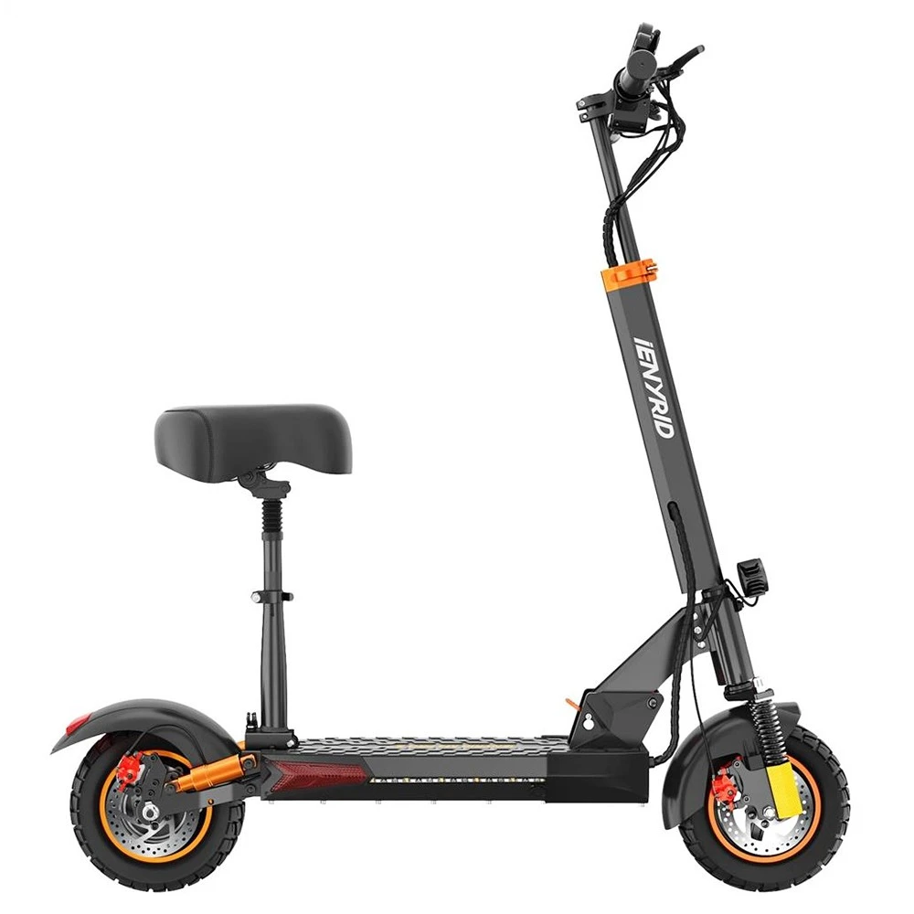 IENYRID M4 PRO S+ MAX Electric Scooter 10 Inch Off-Road Pneumatic Tires 800W Motor 45Km/h Max Speed 48V 20Ah Battery 75KM Range 150KG Max Load Dual Disc Brakes - Image 3