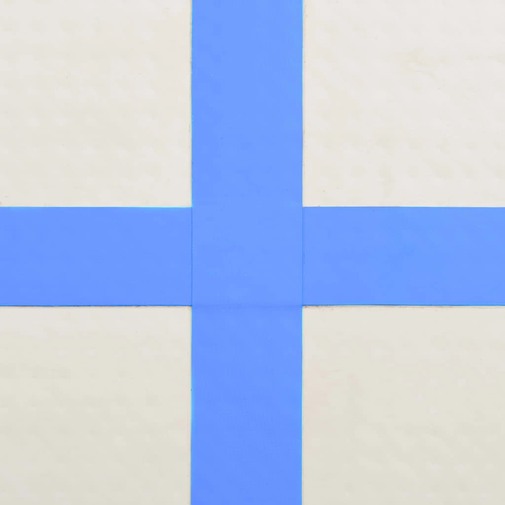 Inflatable Gymnastics Mat With Pump 200x200x20 Cm PVC Blue - Image 2