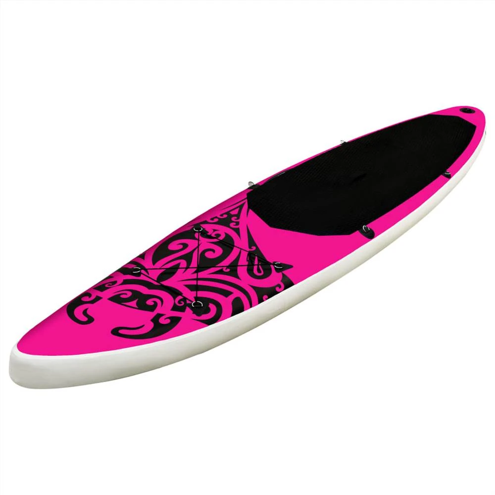 Inflatable Stand Up Paddleboard Set 366x76x15 Cm Pink - Image 2