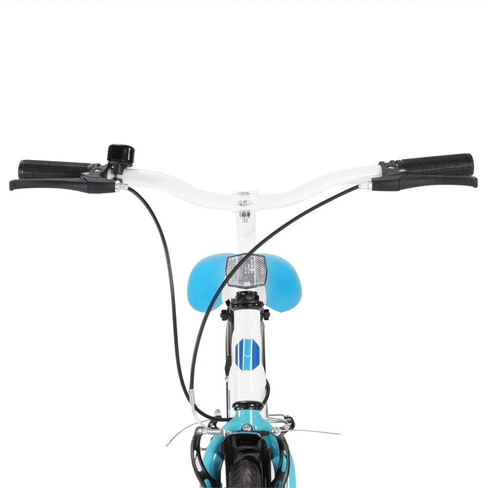 Kids Bike 24 Inch Blue And White - Image 6