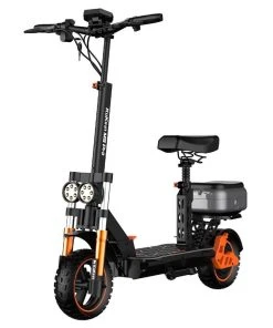 KugooKirin KuKirin M5 Pro Electric Scooter 1000W Motor 52Km/h Max Speed 48V 20Ah Battery With 70KM Range, Dual Disc Brakes, 7 Lights, Multiple Speed Modes 120KG Max Load With Detachable Seat
