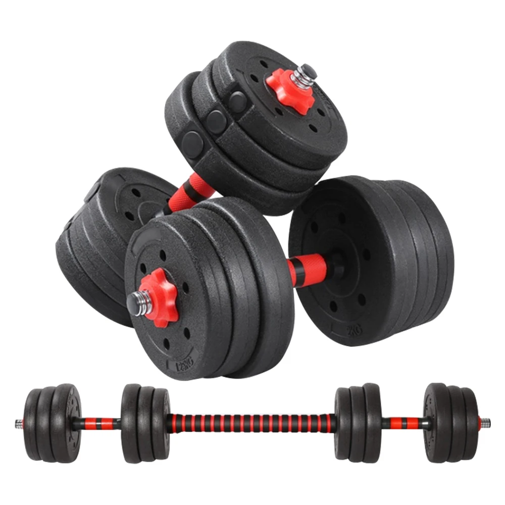 MOVTOTOP 2-in-1 Adjustable Dumbbell Set, 30kg Total Weight, 16Pcs 1.25/1.5/2.0/2.5kg Dumbbell Plates Training Tools - Image 3