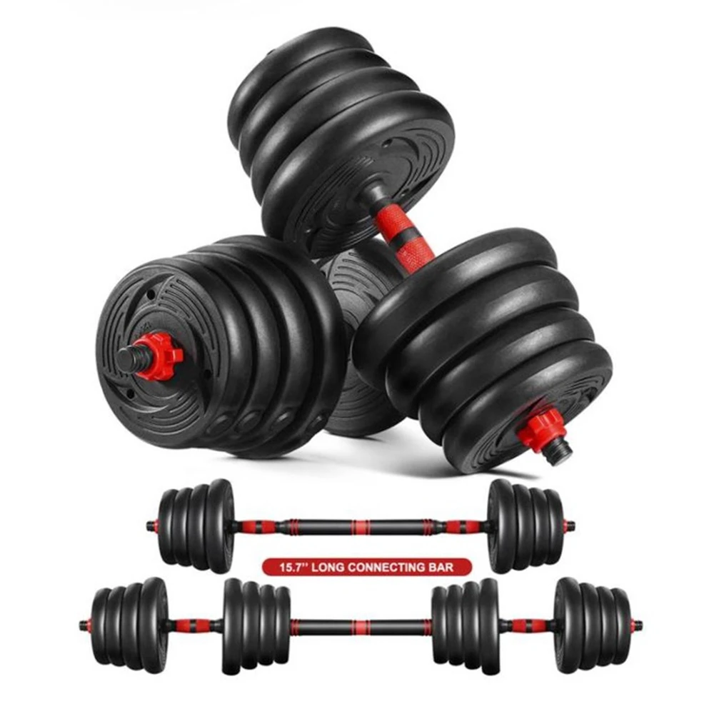 MOVTOTOP 2-in-1 Adjustable Dumbbell Set, 30kg Total Weight, 16Pcs 1.25/1.5/2.0/2.5kg Dumbbell Plates Training Tools - Image 4