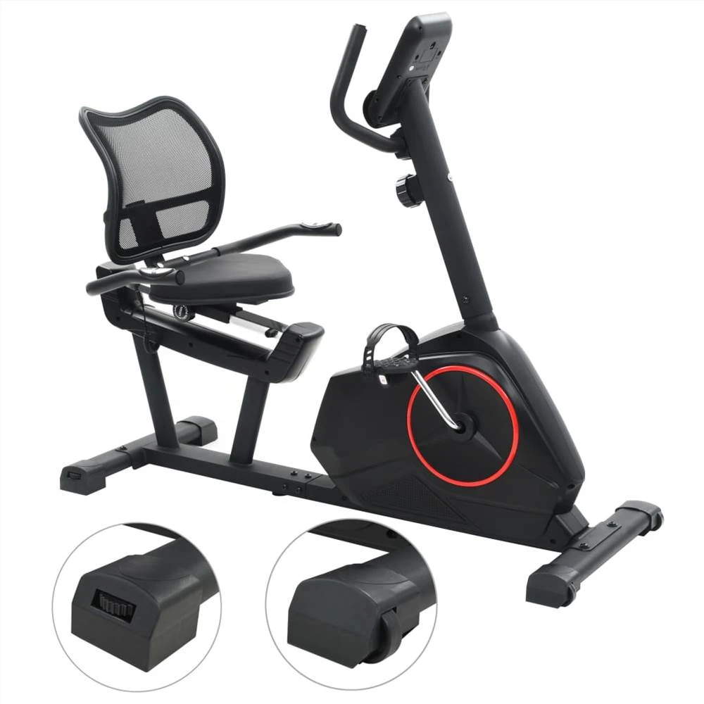 Magnetic Recumbent Exercise Bike With Pulse Measurement - Image 3