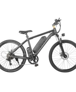 Mankeel MK010 Electric Bike With Dual Disc Brakes 26 Inch Tires 350W Motor 7-Speed Gears 36V 10.4Ah Battery 40-50 Range Moped Bicycle