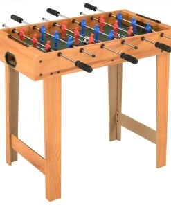 Mini Football Table 69x37x62 Cm Maple