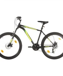Mountain Bike 21 Speed 27.5 Inch Wheel 42 Cm Black