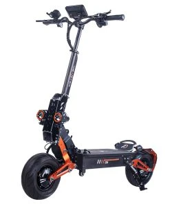 OBARTER D5 Electric Scooter 12 Inch Vacuum Tire 2*2500W Dual Motor Max Speed 60-70Km/h Removable 48V 35Ah Battery For 60-120km Super Range Removable Tire Double Oil Brakes Front&Rear Hydraulic Suspension 150KG Max Load