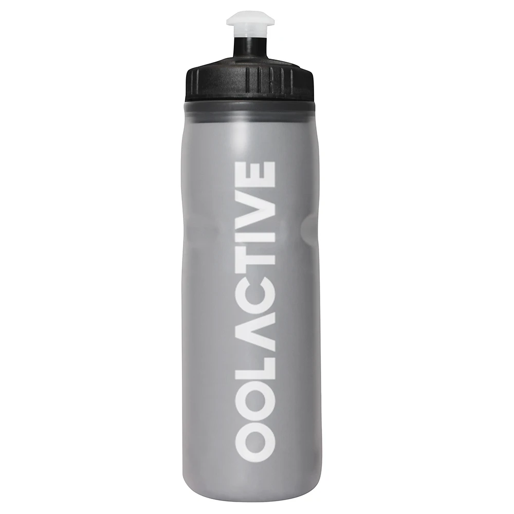OOLACTIVE 20oz Bike Water Bottle Cycling Squeeze Bottle 600ml - Grey - Image 2