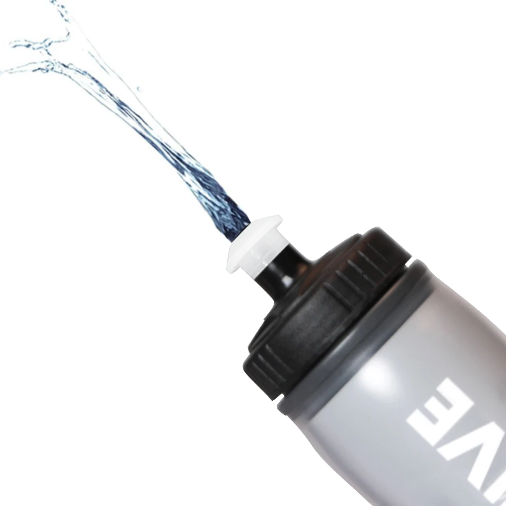 OOLACTIVE 20oz Bike Water Bottle Cycling Squeeze Bottle 600ml - Grey - Image 5
