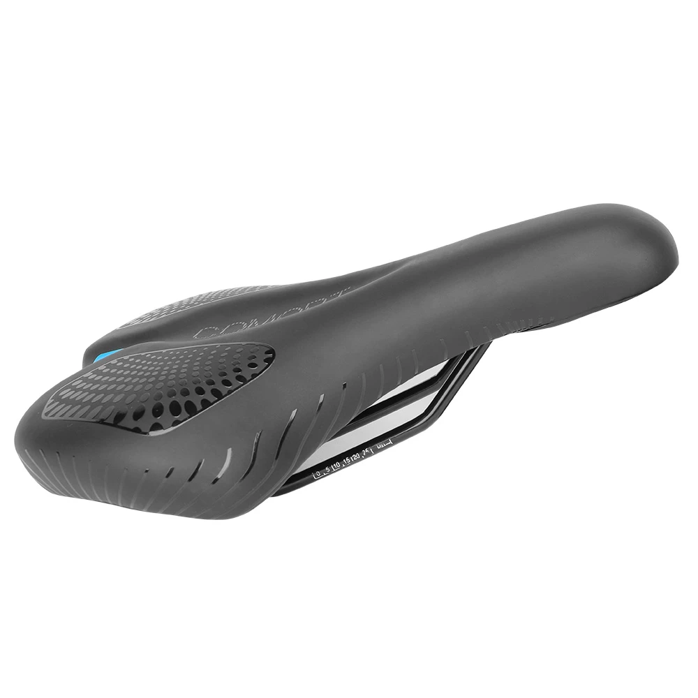 OOLACTIVE Bicycle Saddle Bike Seat Black & Blue - Image 2