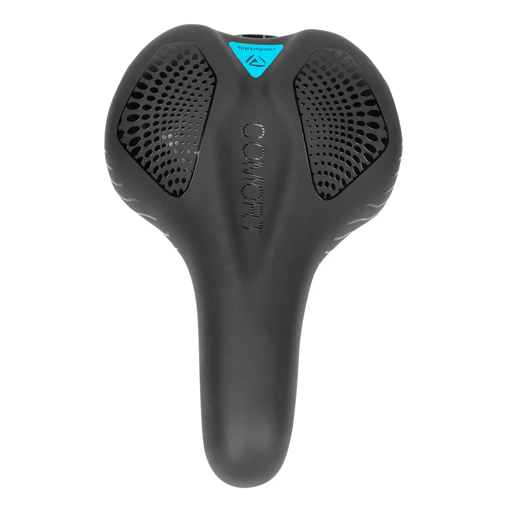 OOLACTIVE Bicycle Saddle Bike Seat Black & Blue - Image 3