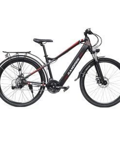 RANDRIDE Y90 Electric Bike 500W Motor 40km/h Max Speed 48V 13.6Ah Battery 90km Max Range 27.5*1.95'' Tire 150kg Load - Black