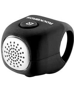 ROCKBROS Electric Cycling Bell 90 DB Horn Rainproof Bicycle Handlebar Silica Gel Shell Ring Bike Bell - Black