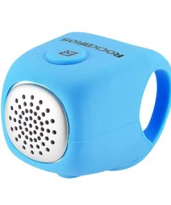 ROCKBROS Electric Cycling Bell 90 DB Horn Rainproof Bicycle Handlebar Silica Gel Shell Ring Bike Bell - Blue
