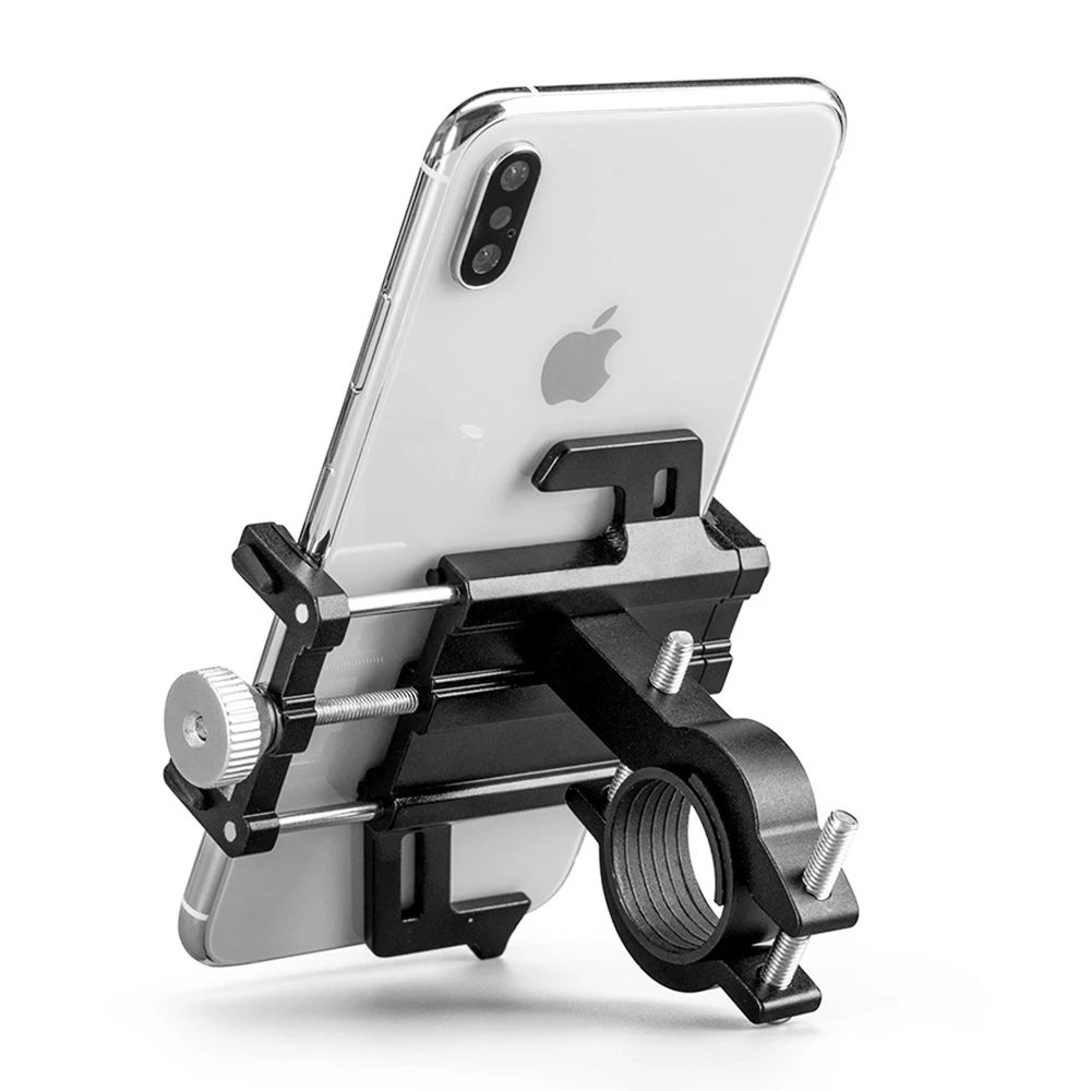 ROCKBROS Phone Holder For Motorcycle Electric Bike Alloy Bracket Five Claws - Rearview Mirror Version - Image 2