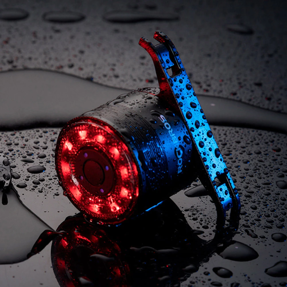 ROCKBROS Q1 Bike Taillight USB Charging For Night Cycling Colorful Bicycle Rear Light - Image 2