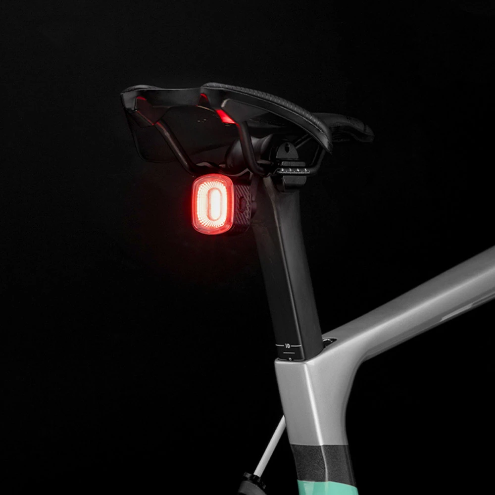 ROCKBROS Q2 Bike Taillight Bicycle Brake Light IPX6 Waterproof Rechargeable Rear Light - Image 2