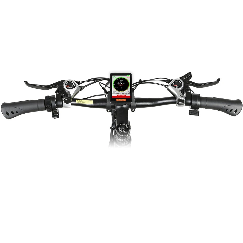 SAMEBIKE LO26-II Foldable Mountain Electric Bike 750W Motor 48V 10Ah Battery 60-80 Km Range 35km/h Max Speed - Black - Image 6