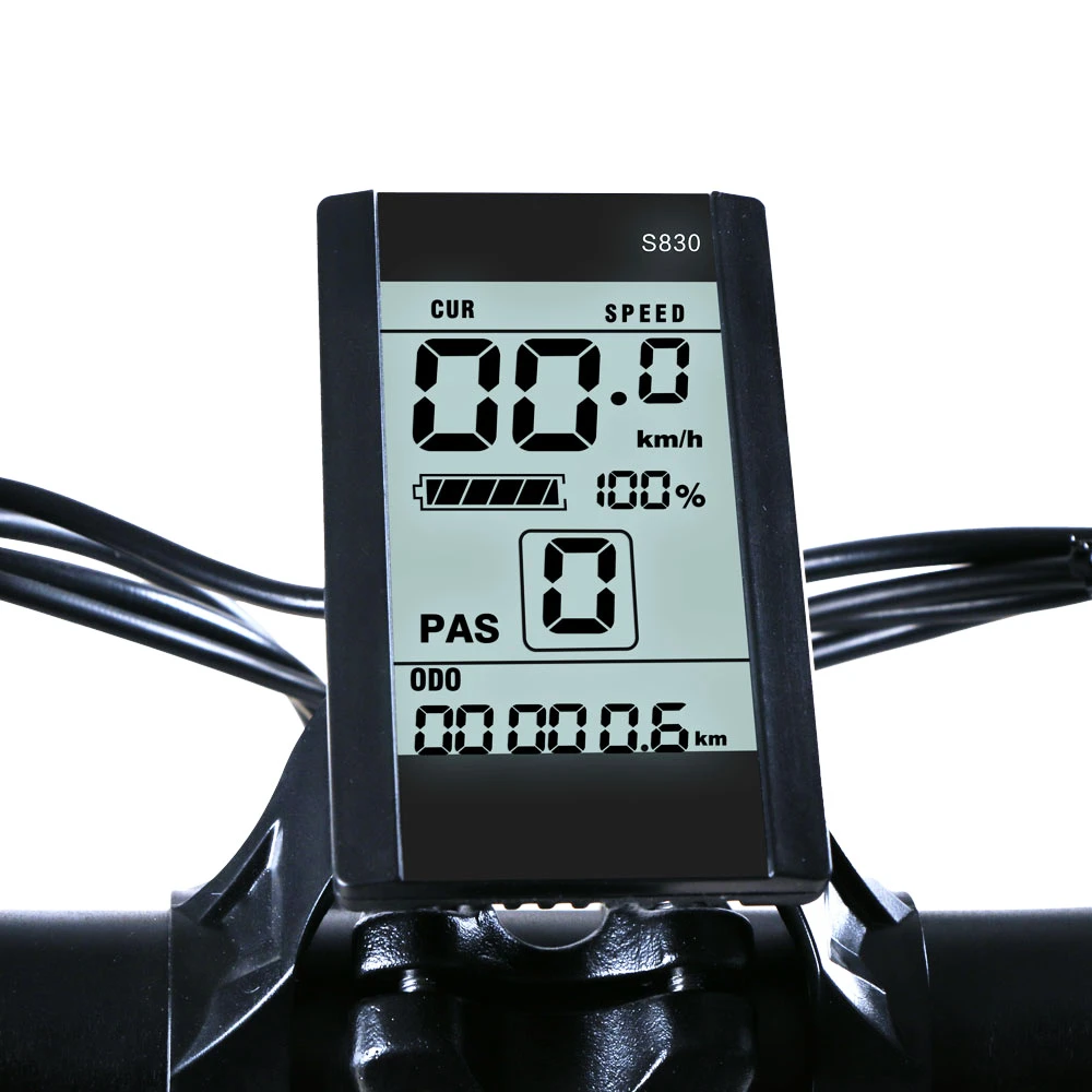 SAMEBIKE XWLX09 20 Inches Fat Tire Electric Bike 500W Motor 25-35km/h Max Speed 80-90km Max Mileage - Black - Image 6