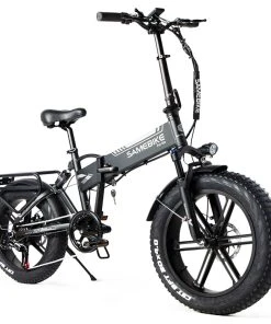 SAMEBIKE XWLX09 20 Inches Fat Tire Electric Bike 500W Motor 25-35km/h Max Speed 80-90km Max Mileage Black