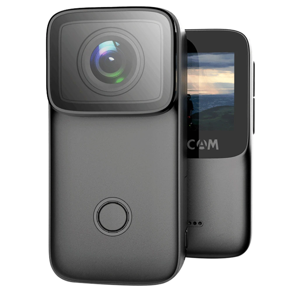 SJCAM C200 Sports & Action Camera, 4K/24FPS, Waterproof 5M, 6-Axis Gyro Stabilizer, Remote Control - Black - Image 3